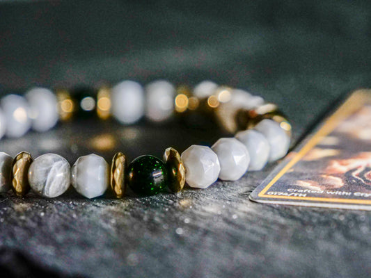 Arceus Bracelet | Crystal & Labradorite