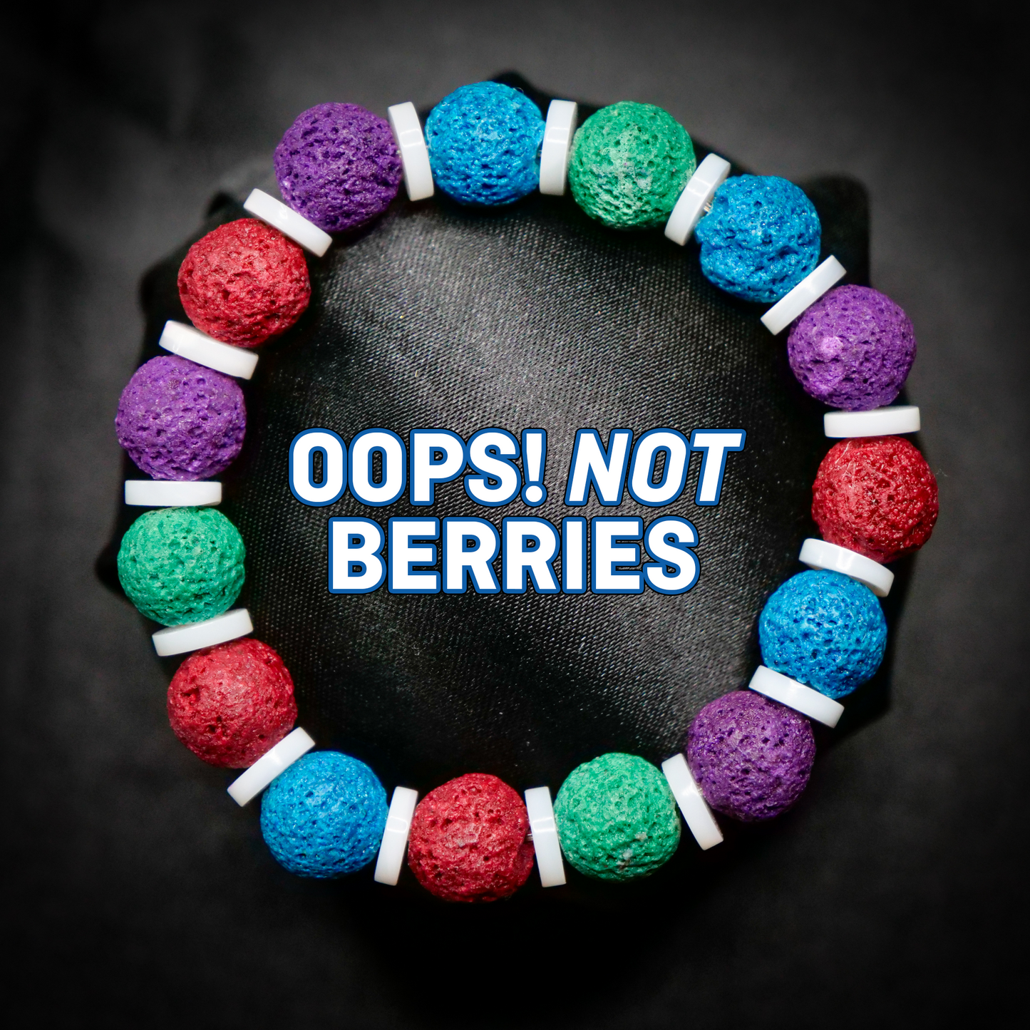 Oops All Lava Berries | Scented Gemstone Bracelet