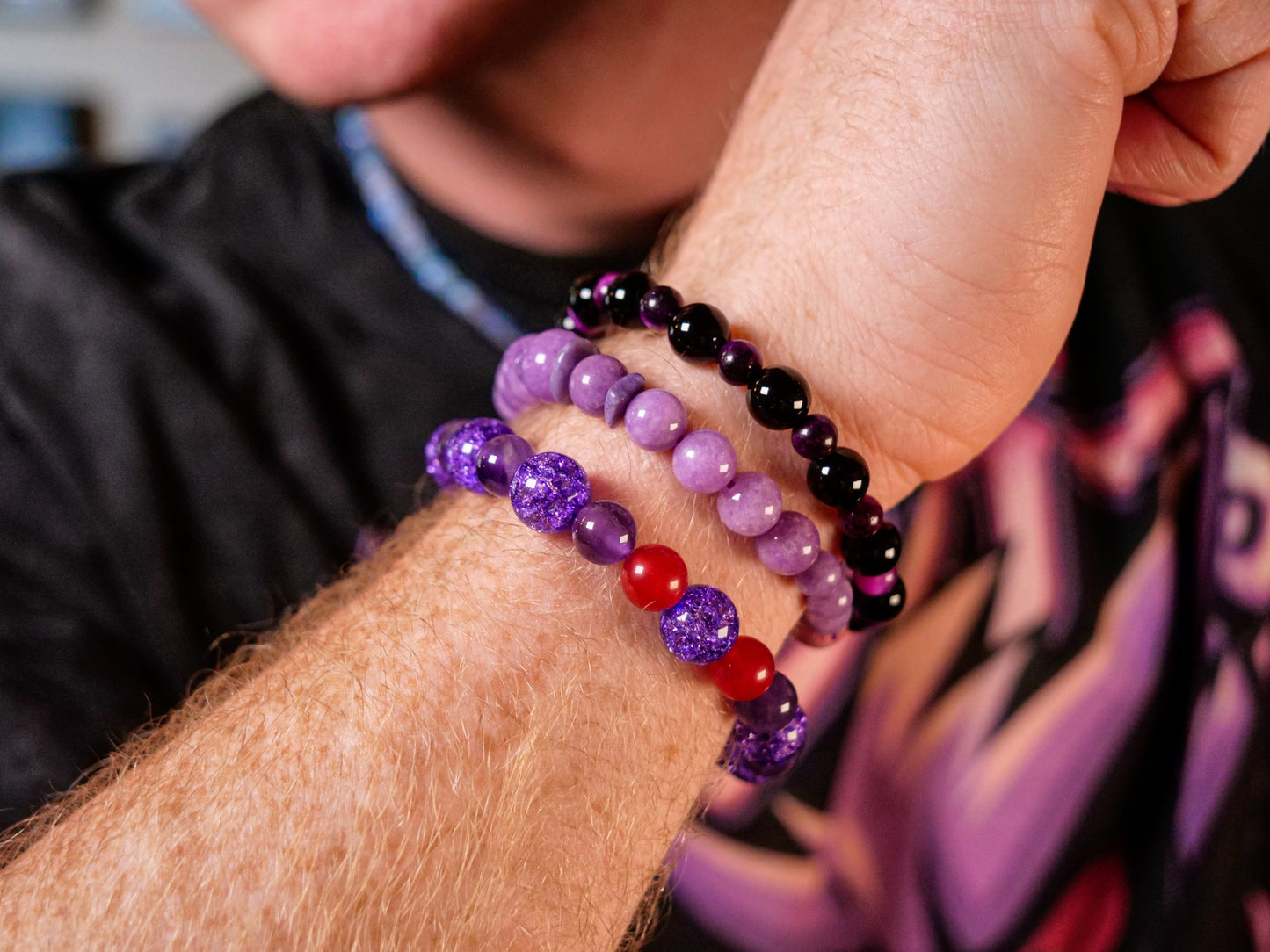 Gengar Inspired Bracelet