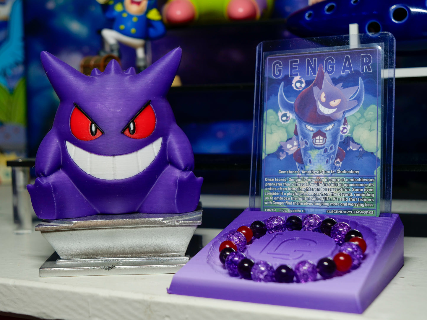Gengar Inspired Bracelet