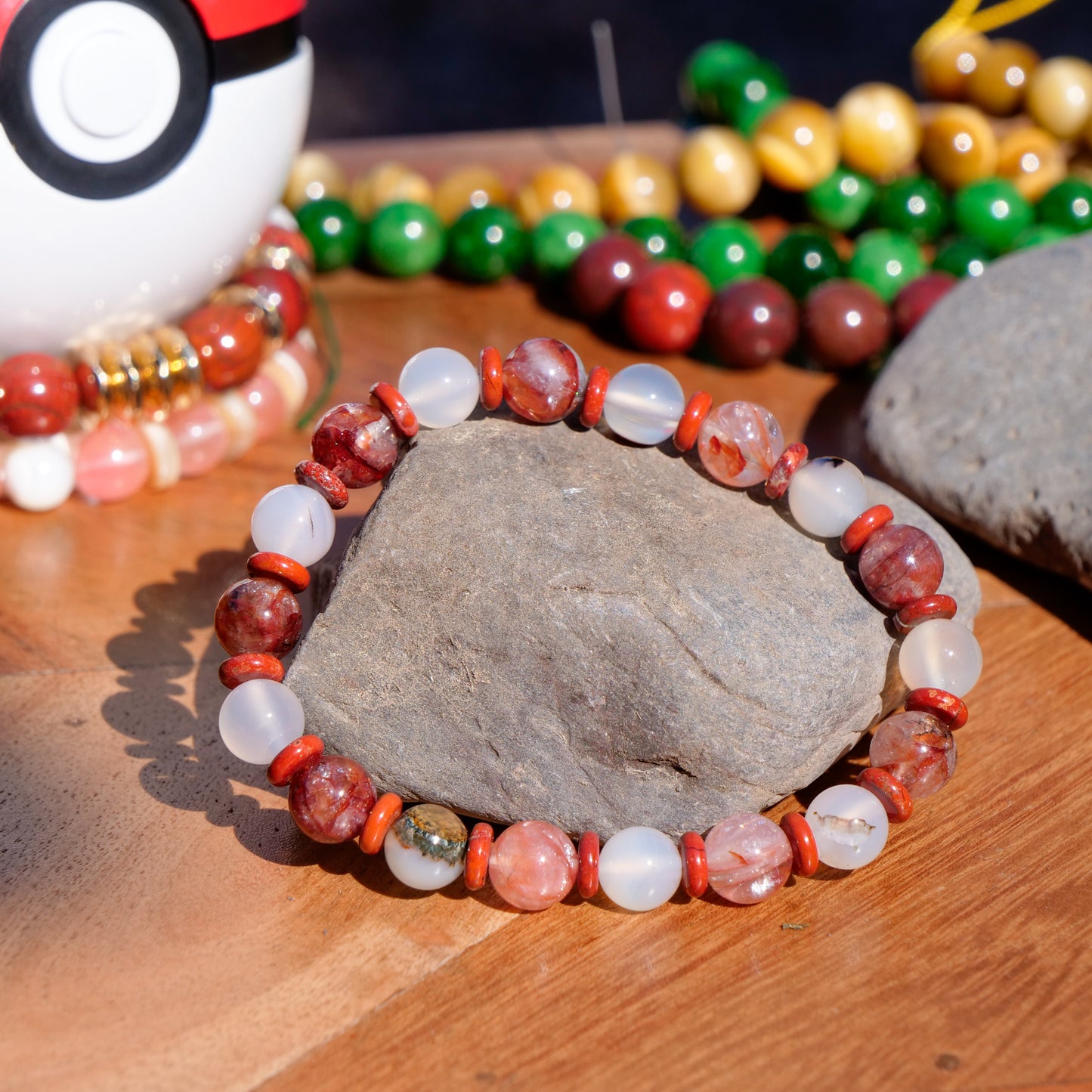 Goldeen Inspired Gemstopne Bracelet