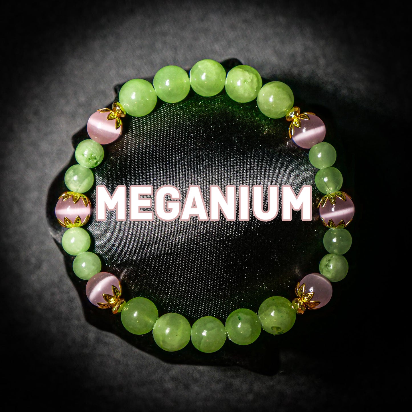 Meganium Inspired Calcite Bracelet