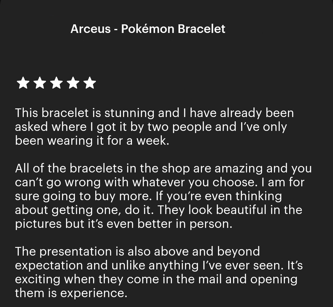 Arceus Inspired Bracelet