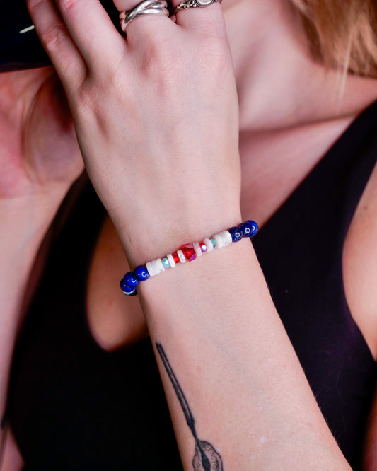 Sheik Bracelet | Lapis Lazuli & Kyanite