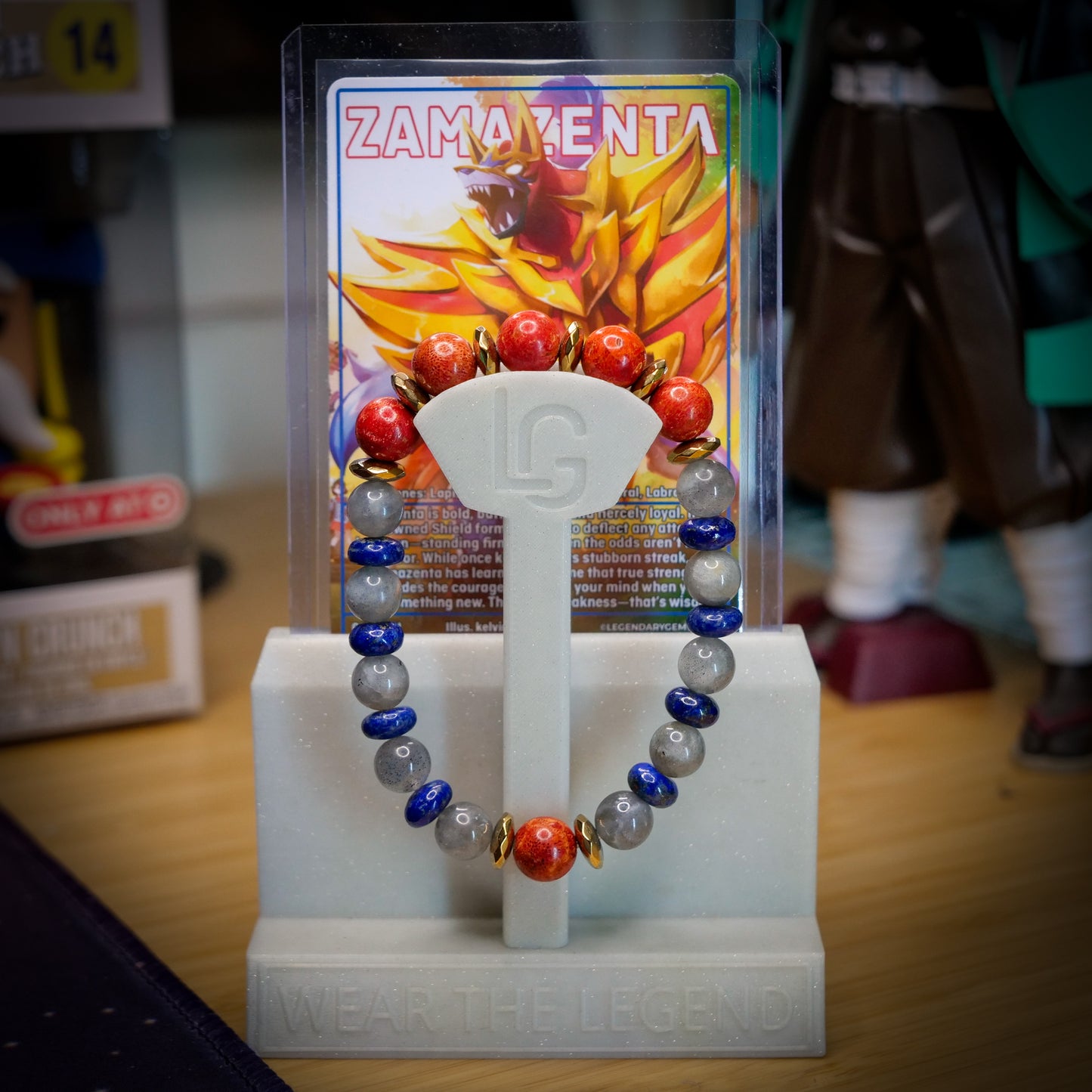 Zamazenta-Inspired Bracelet Crowned Shield Form