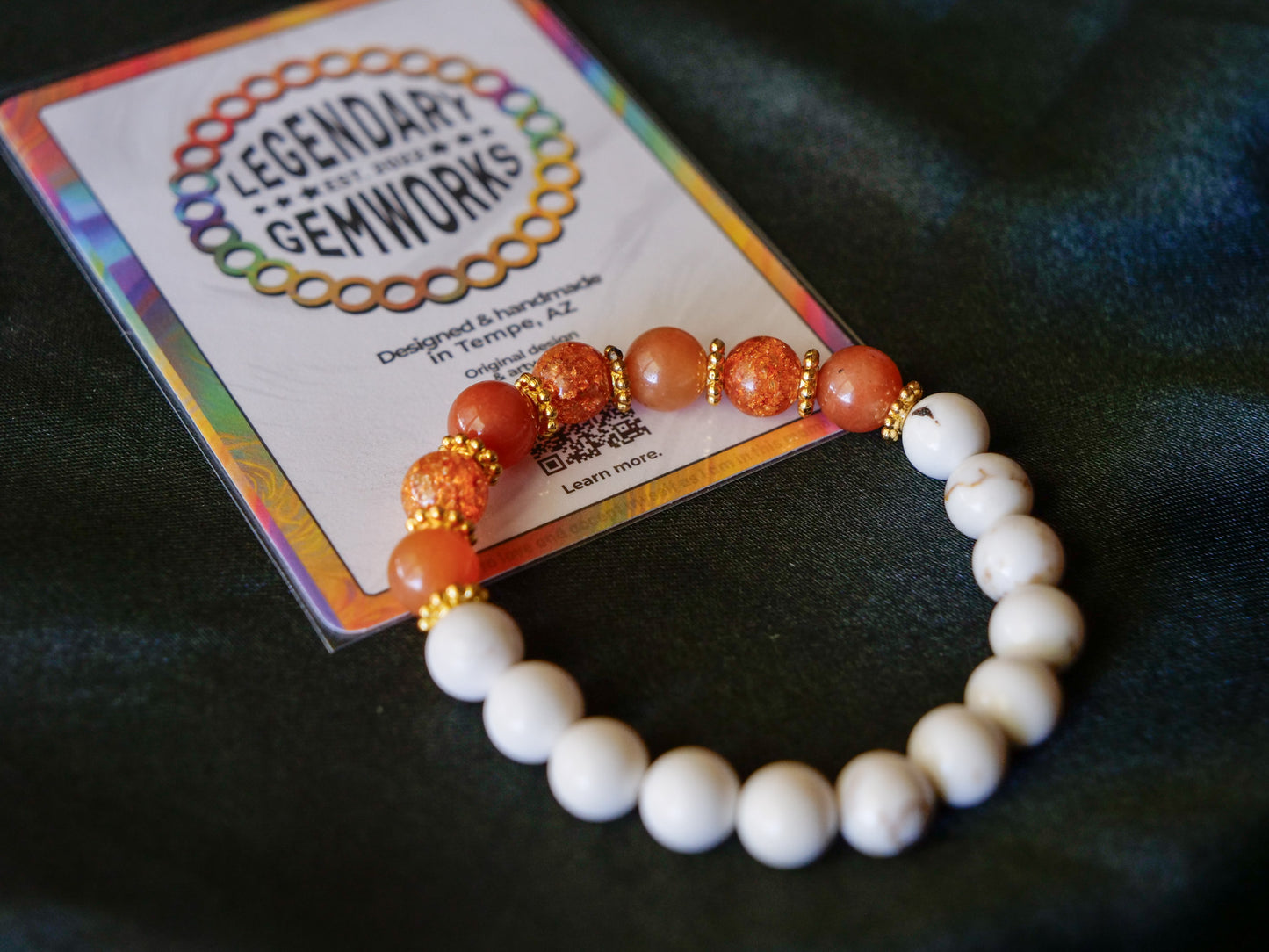 Ponyta Bracelet | Magnesite & Agate