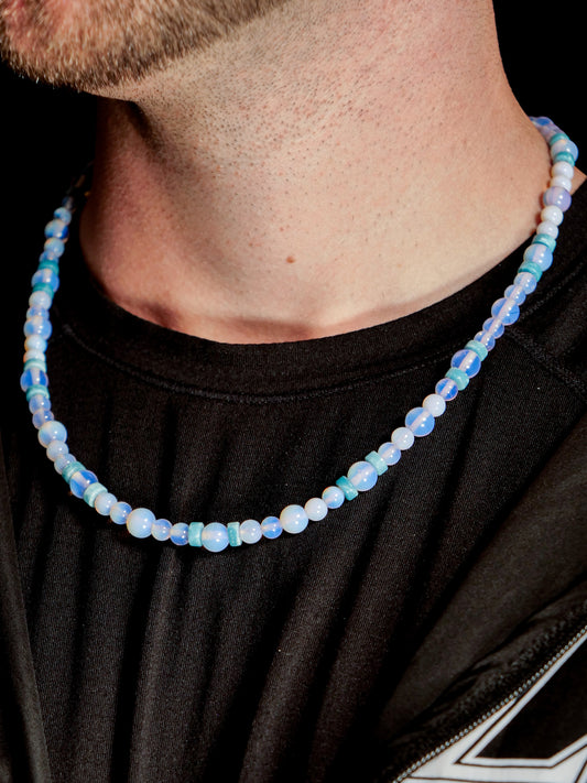 Mew-Inspired Gemstone Necklace