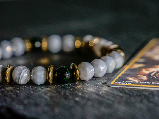 Arceus-Inspired Gemstone Bracelet