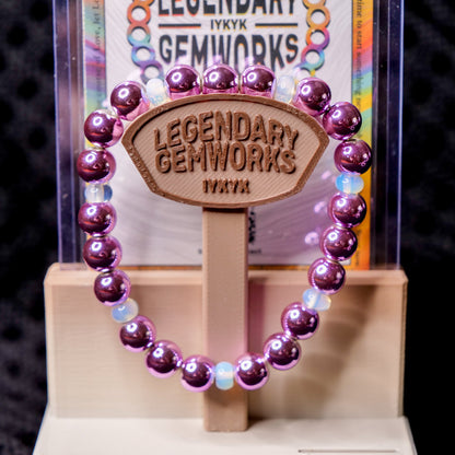 Ditto – Bracelet (Purple Hematite & Opalite)