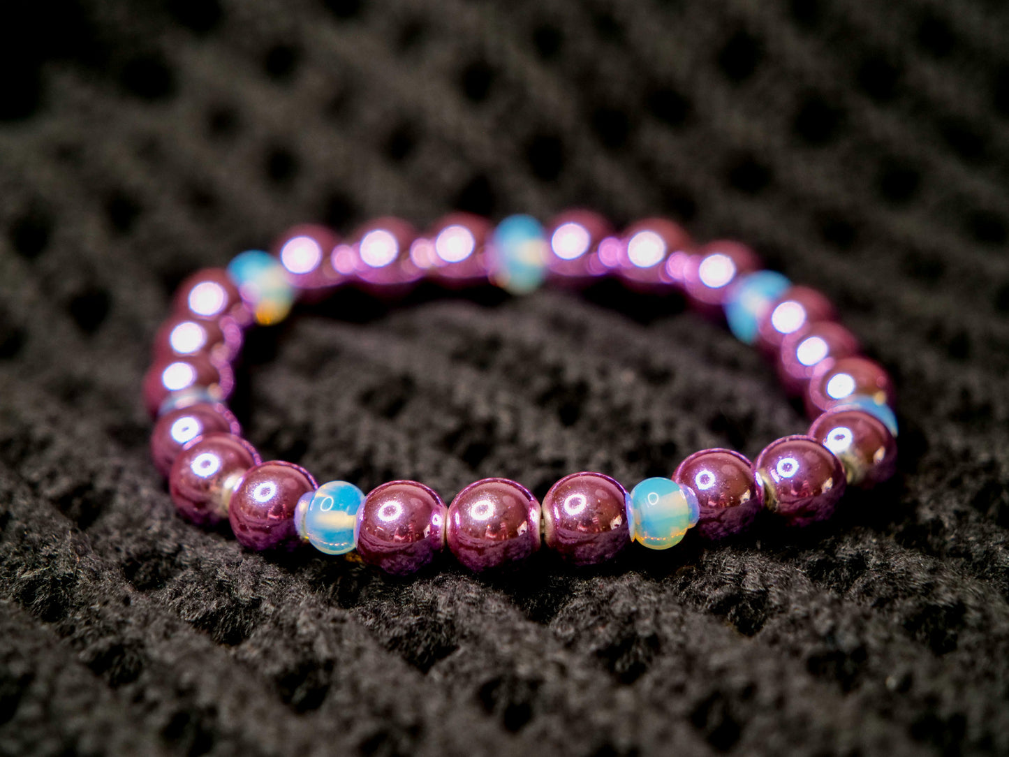Ditto – Bracelet (Purple Hematite & Opalite)