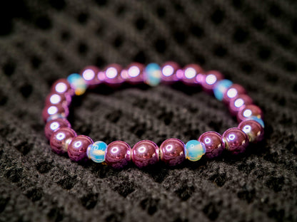 Ditto – Bracelet (Purple Hematite & Opalite)