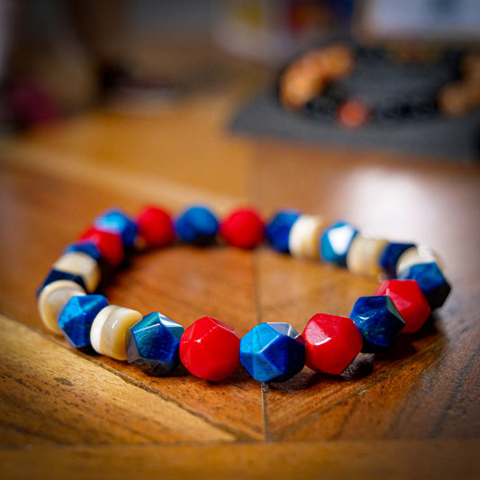 Feraligatr Inspired Tiger Eye Bracelet