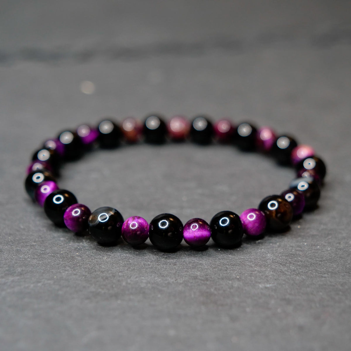 Gastly Bracelet | Onyx & Tiger Eye