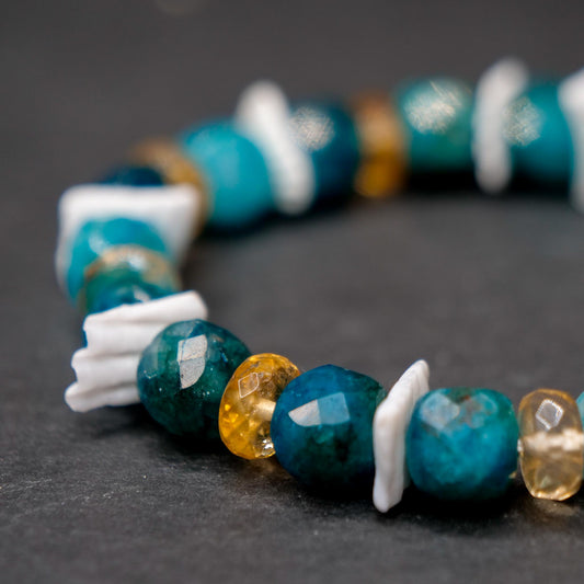 Gyarados Bracelet | Apatite & Citrine