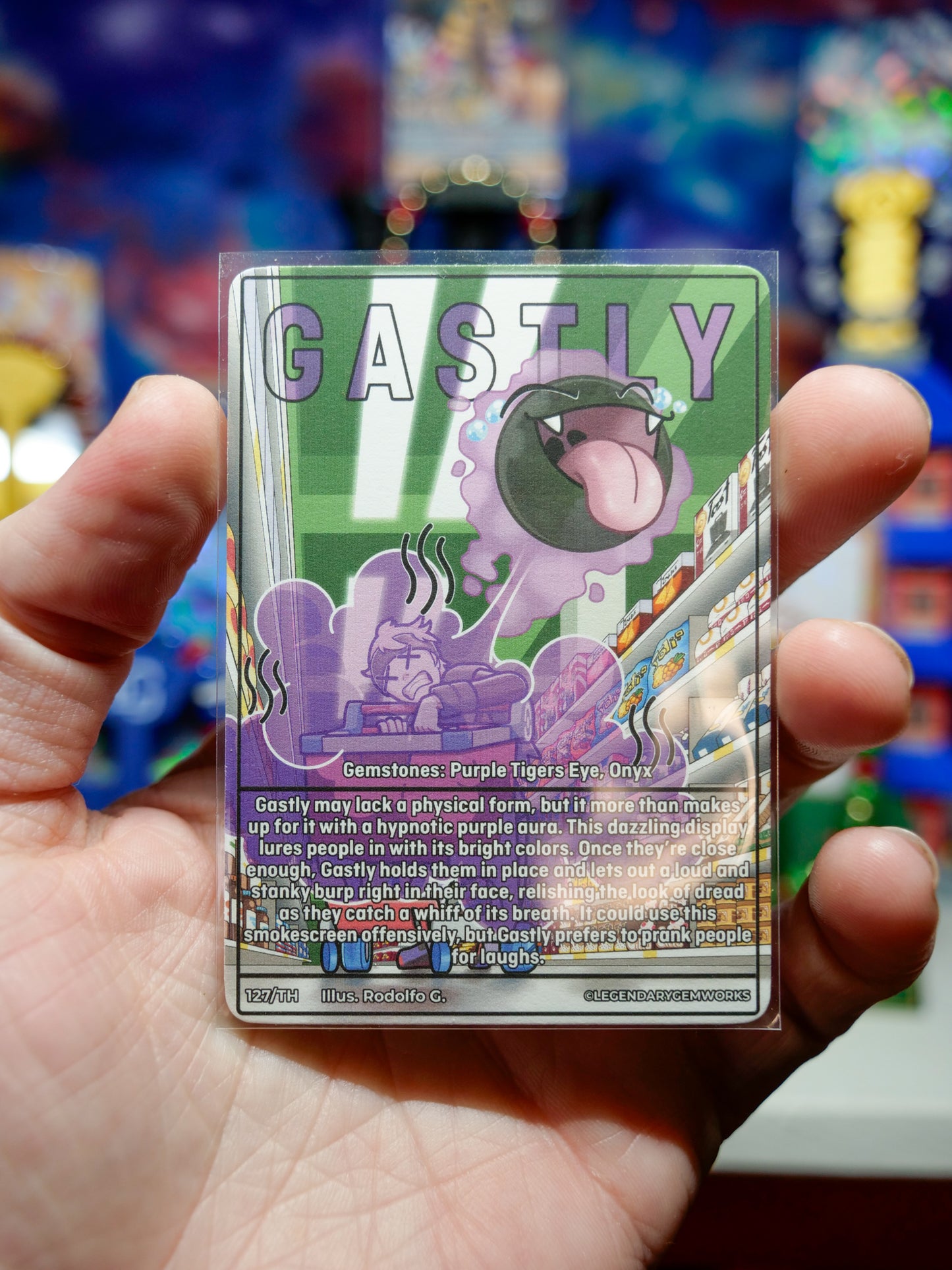 092 | Gastly Inspired Bracelet & Card