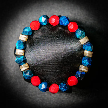 Feraligatr Inspired Tiger Eye Bracelet