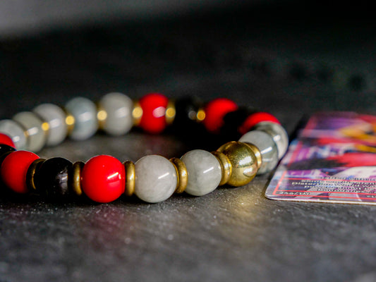 Giratina-Inspired Gemstone Bracelet