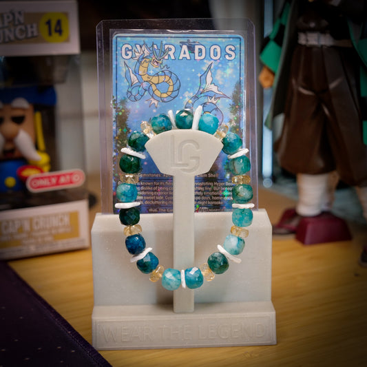 Gyarados inspired Apatite & Citrine Bracelet