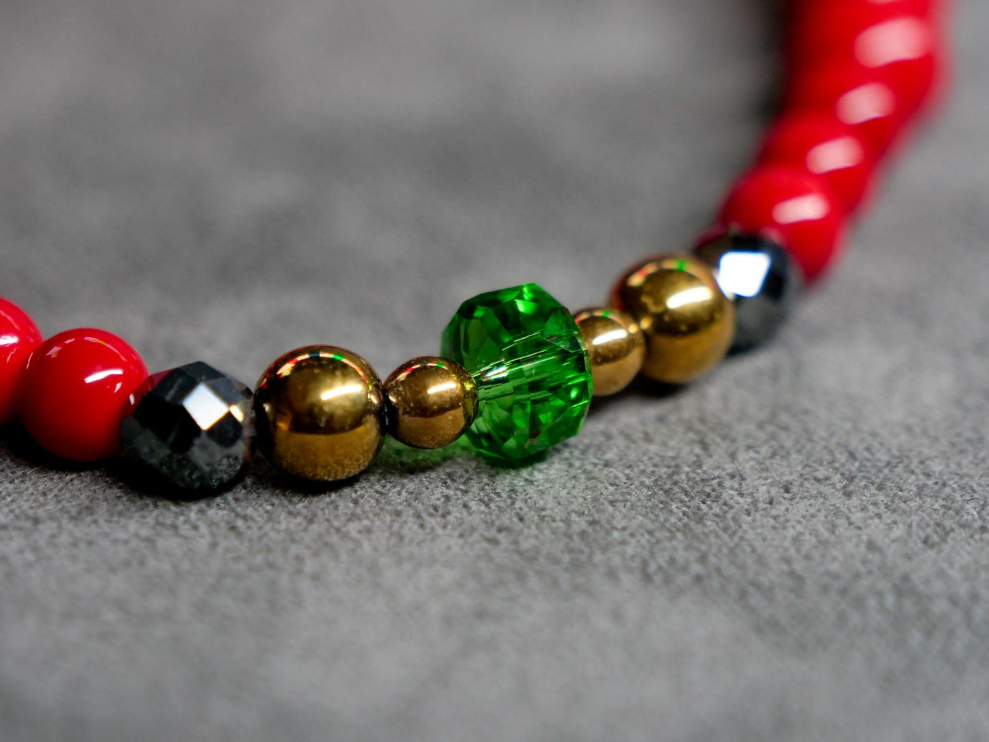 Knuckles Bracelet | Ceramic & Bamboo Coral