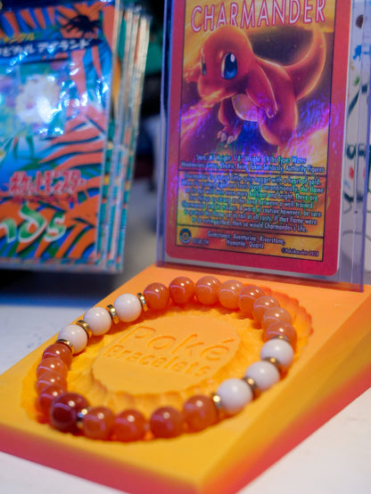 004 | Charmander Inspired Bracelet & Card