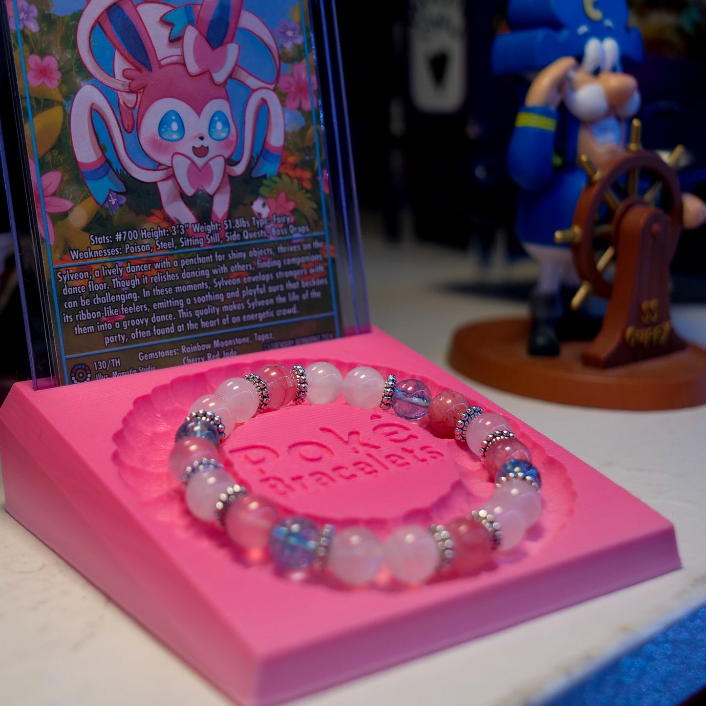 700 | Sylveon Inspired Bracelet & Card