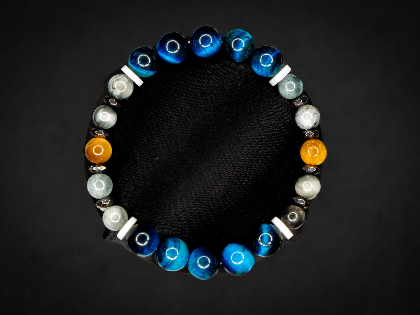 Lucario Bracelet | Tiger's Eye & Eagle Eye