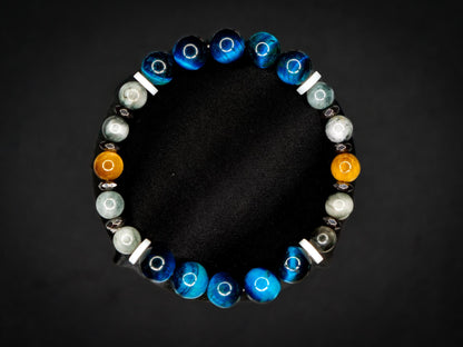 Lucario Bracelet | Tiger's Eye & Eagle Eye