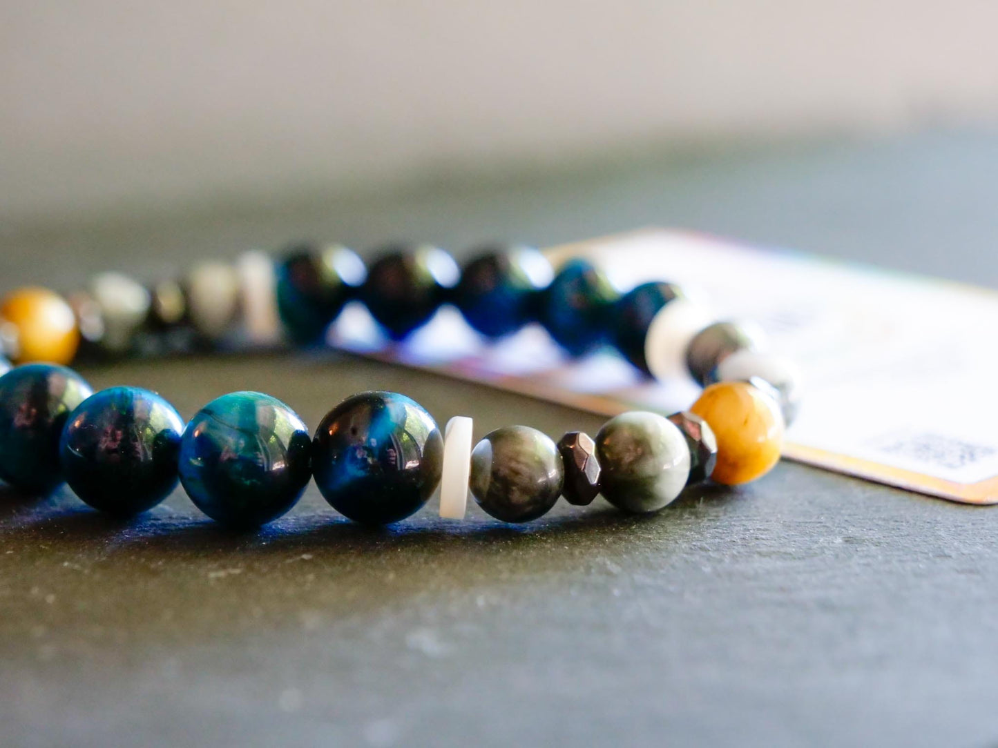 Lucario Bracelet | Tiger's Eye & Eagle Eye