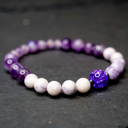 Mewtwo Bracelet | Tiffany Purple Jasper & Amethyst