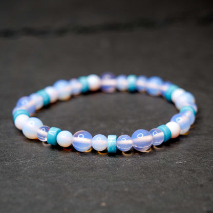Mew Bracelet | Opalite & Larimar