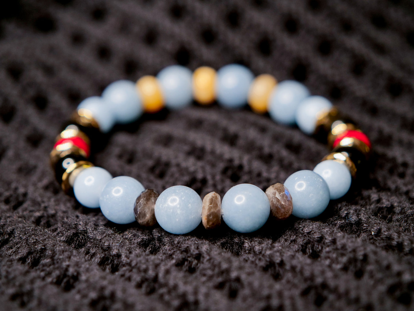 Machamp Inspired Gemstone Bracelet