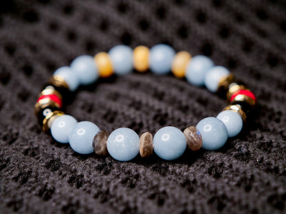 Machamp Inspired Gemstone Bracelet