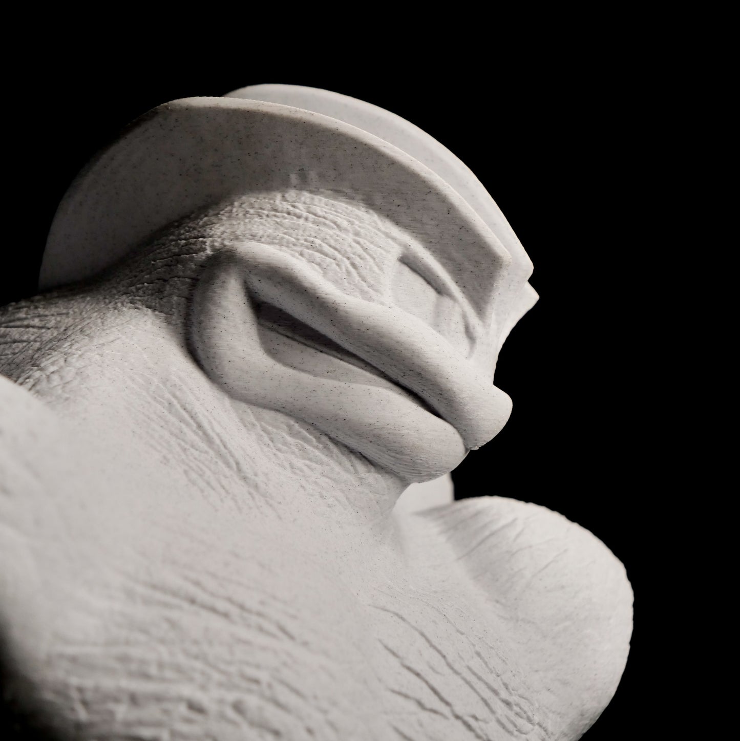 Machamp Marble Bust: Signature Necklace Display