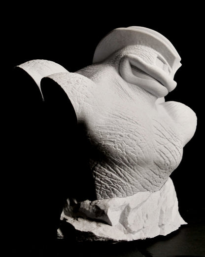 Machamp Marble Bust: Signature Necklace Display