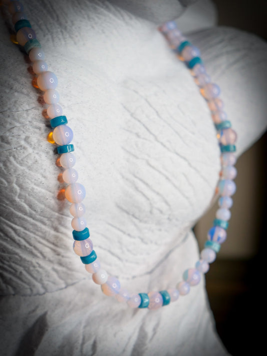 Heart of Curiosity Necklace (Mew Inspired)