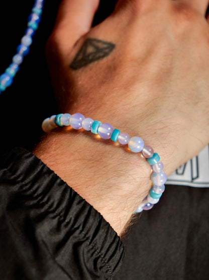 Mew-Inspired Gemstone Bracelet