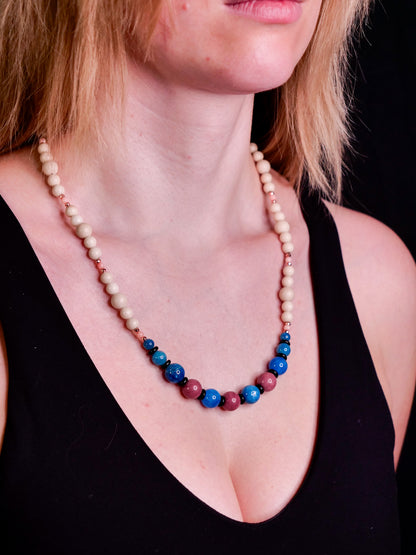 Milotic Necklace | Apapatie, Rhodonite & Onyx