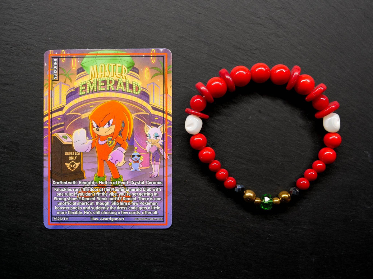 Knuckles Bracelet | Ceramic & Bamboo Coral