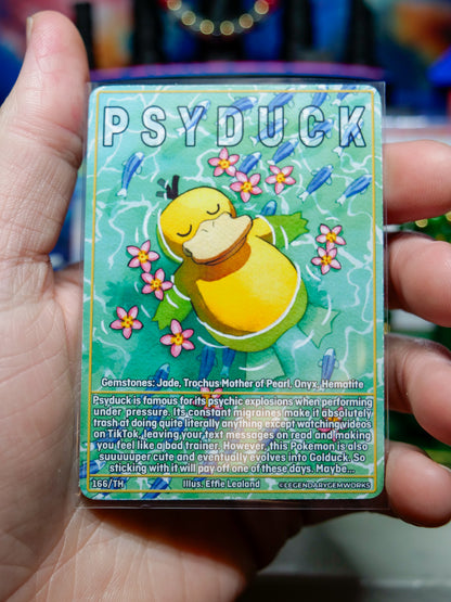 054 | Psyduck Inspired Bracelet & Card