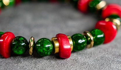 Rayquaza Bracelet | Maw Sit-Sit Jasper & Coral