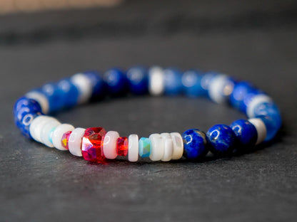 Sheik Bracelet | Lapis Lazuli & Kyanite