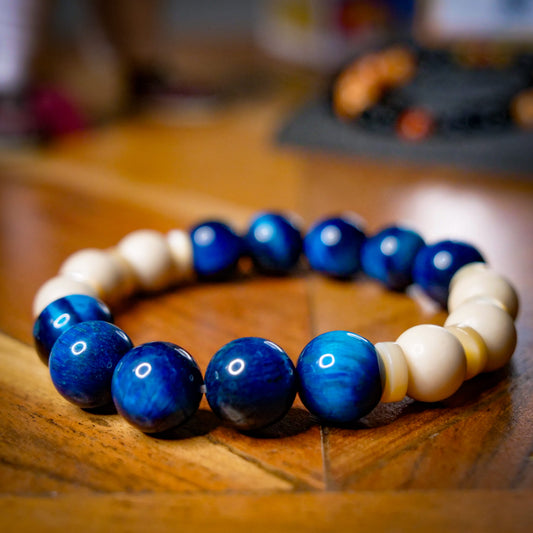 Snorlax Bracelet | Tigers Eye & Fossil Rock