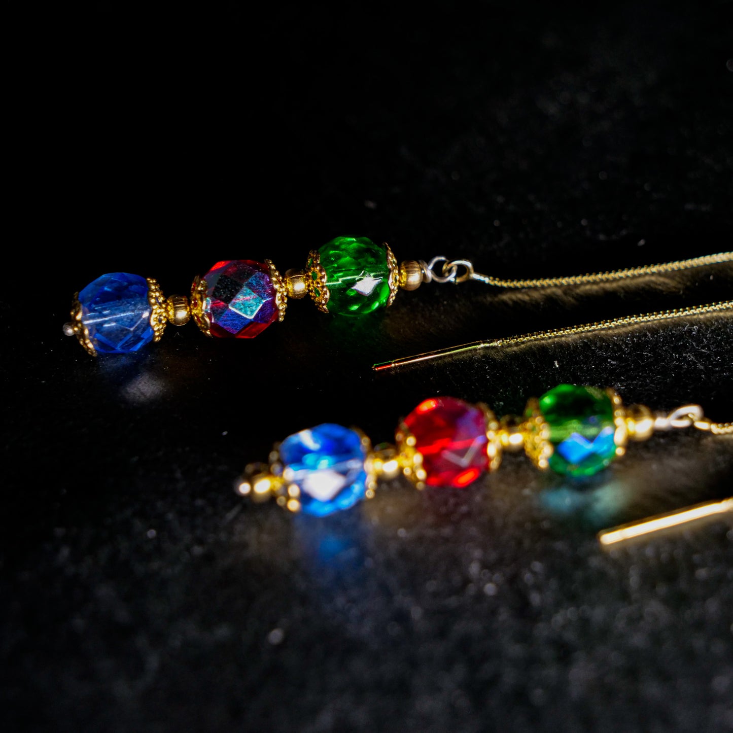 Spiritual Stone Threader Earrings