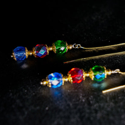 Spiritual Stone Threader Earrings