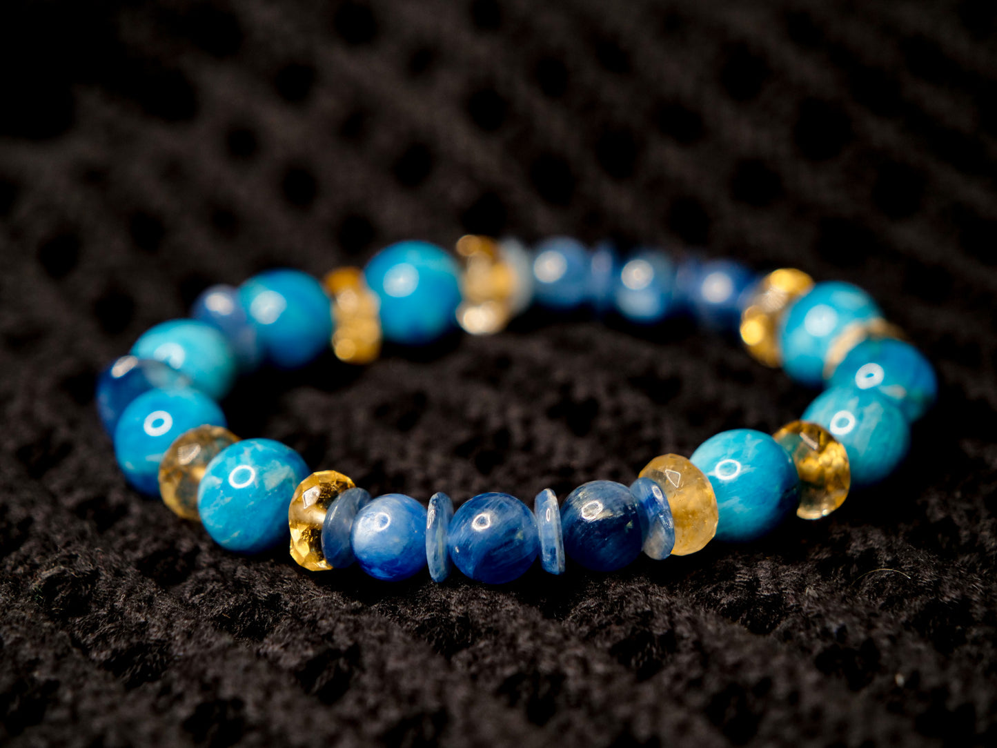 Swampert-Inspired Gemstone Bracelet