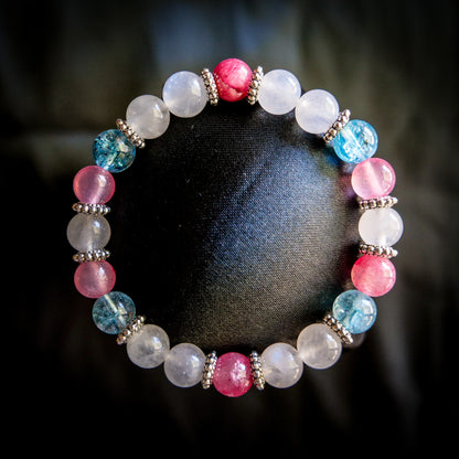 Sylveon – Charisma Bracelet | Rainbow Moonstone & Gemstone Jewelry