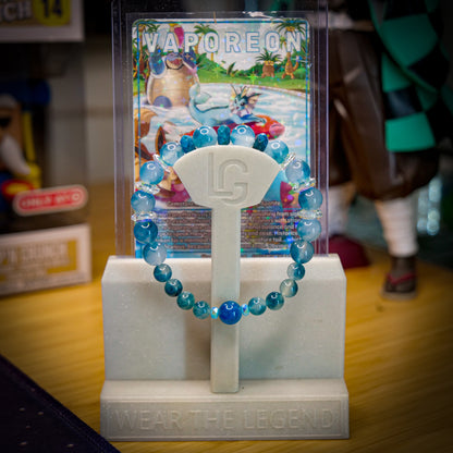 Vaporeon Inspired Gemstone Bracelet