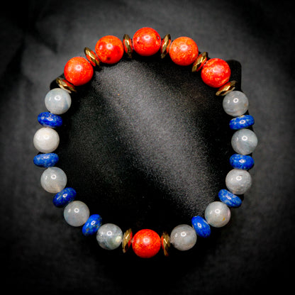 Zamazenta-Inspired Bracelet Crowned Shield Form