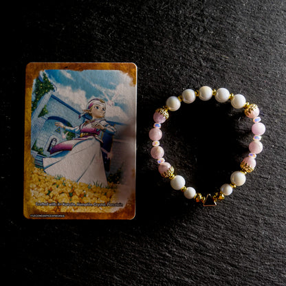 Princess Zelda - Ocarina of Time Inspired Gemstone Bracelet