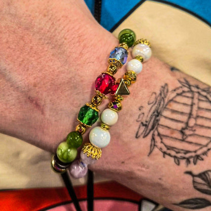 Princess Zelda - Ocarina of Time Inspired Gemstone Bracelet